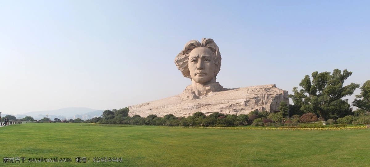 毛泽东 艺术 雕像 青年毛泽东 毛泽东雕像 长沙橘子洲 长沙景点 长沙风光 旅游摄影 国内旅游