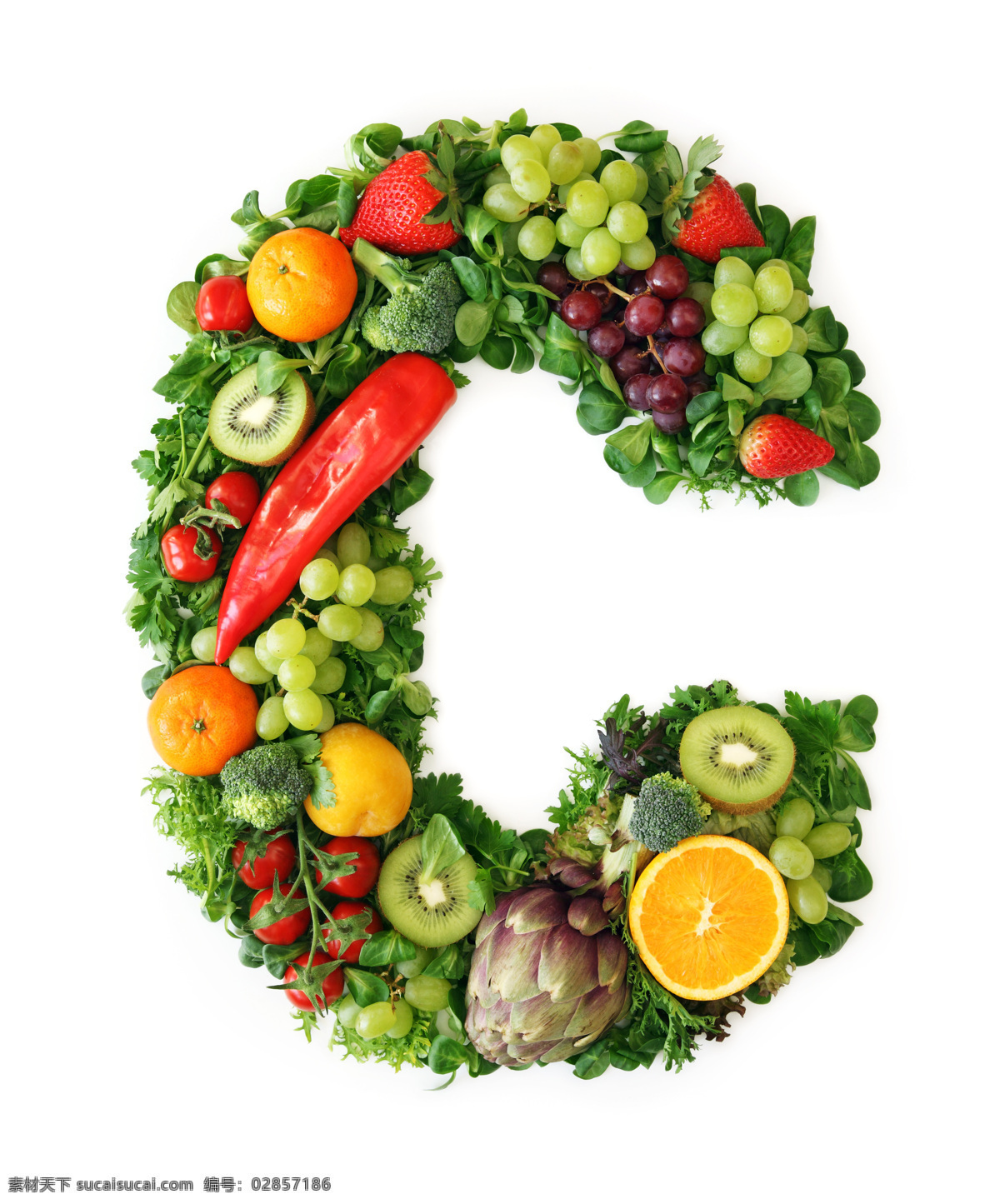新鲜 水果 蔬菜 组成 字母 c 新鲜水果 字母c 食物 葡萄 辣椒 草莓 水果图片 餐饮美食