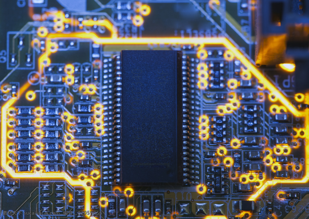 蓝色 科技 电子 板 电子板 集成电路 电路 电路板 电子产品 电器产品 高科技 科技图片 现代科技