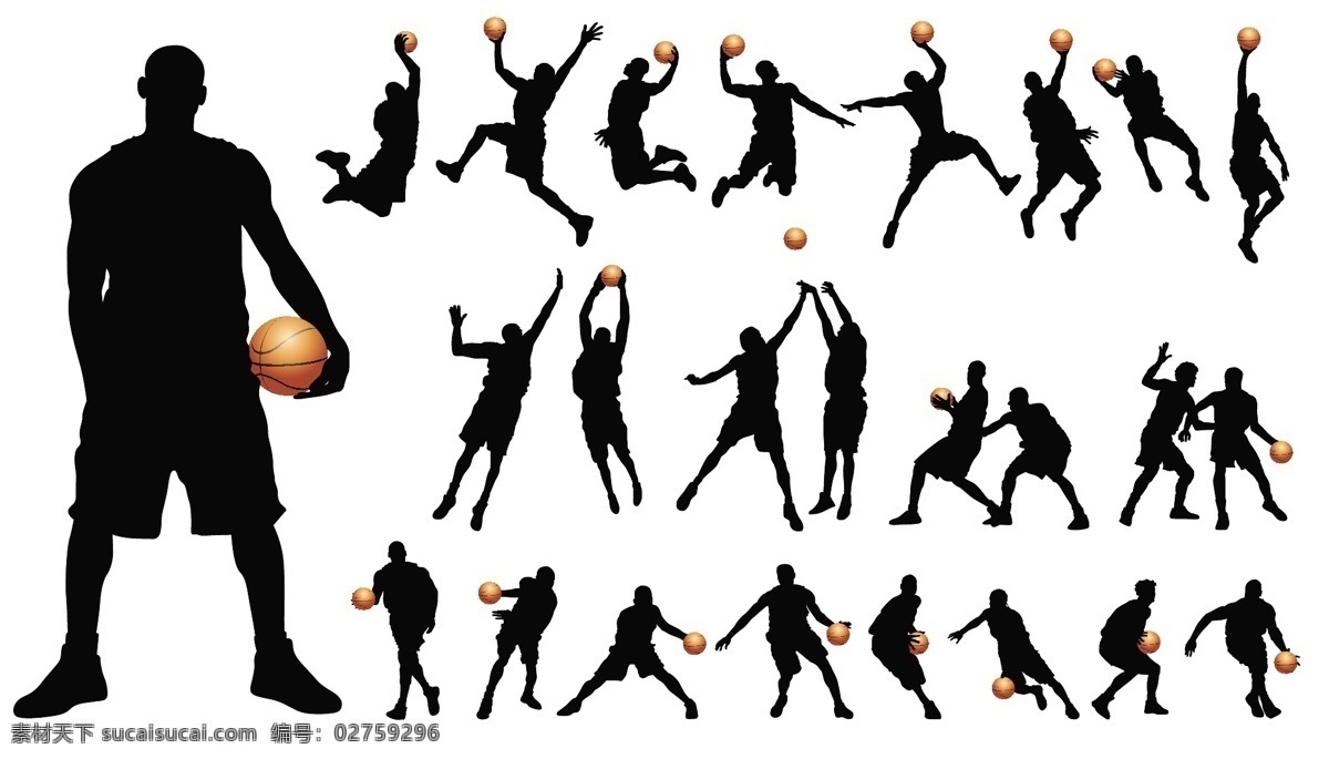 矢量 篮球 灌篮 球 投篮 运动 上篮 运球 basketball 矢量图 矢量人物