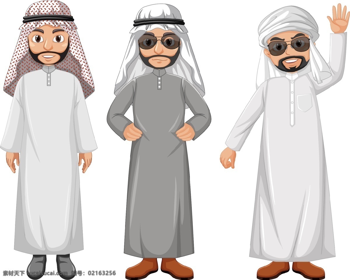 穆斯林 人物图片 穆斯林儿童 民族 阿拉伯人 卡通人物 手绘人物 国外 节日 宗教信仰 卡通设计