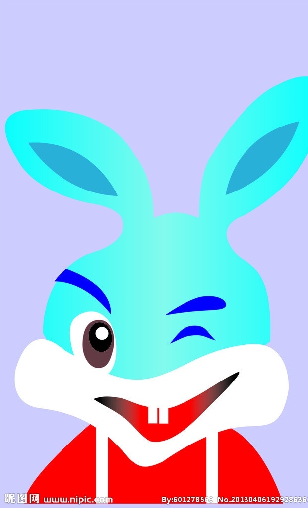 小兔 卡通 兔子 流氓兔 可爱 儿童 矢量 儿童幼儿 矢量人物