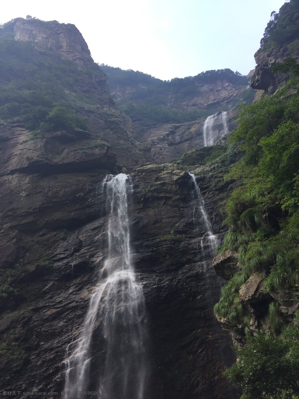 庐山三叠泉 庐山 三叠泉 自然风光 山水 旅游 旅游摄影 国内旅游