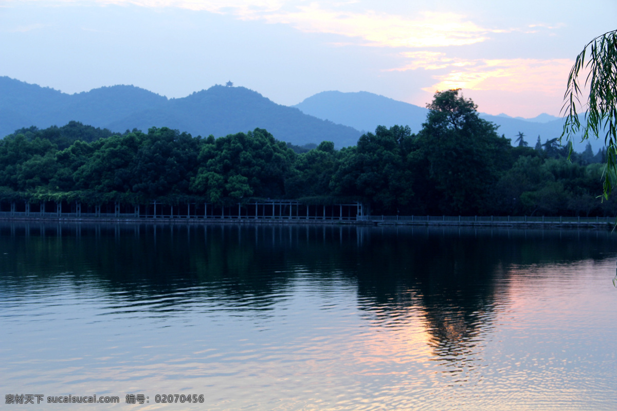 西湖 夕阳西下 瘦西湖 美景 迷人 国内旅游 旅游摄影