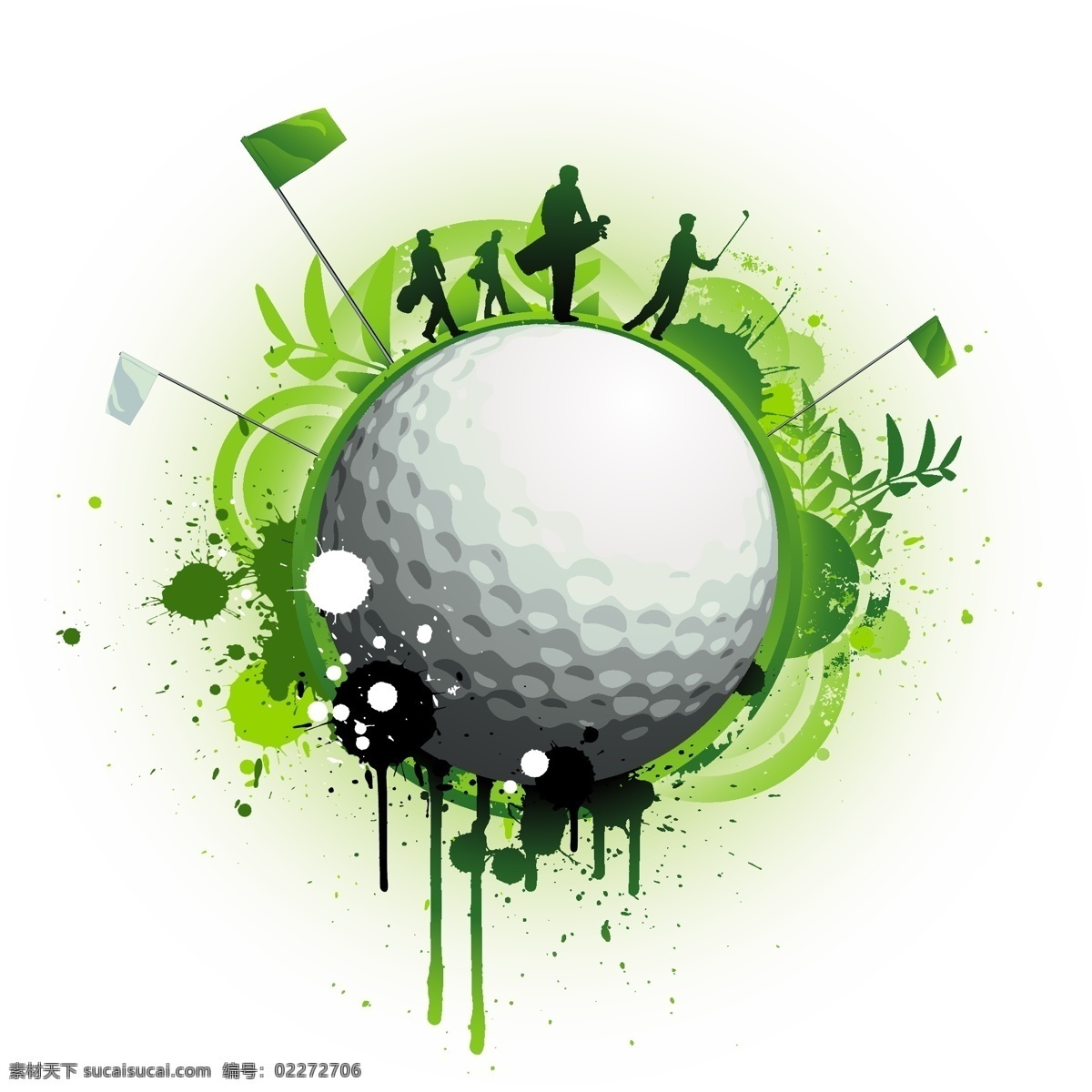 高尔夫 足球图片 其他设计 矢量图库 小图标 足球 矢量 模板下载 高尔夫与足球 日常生活