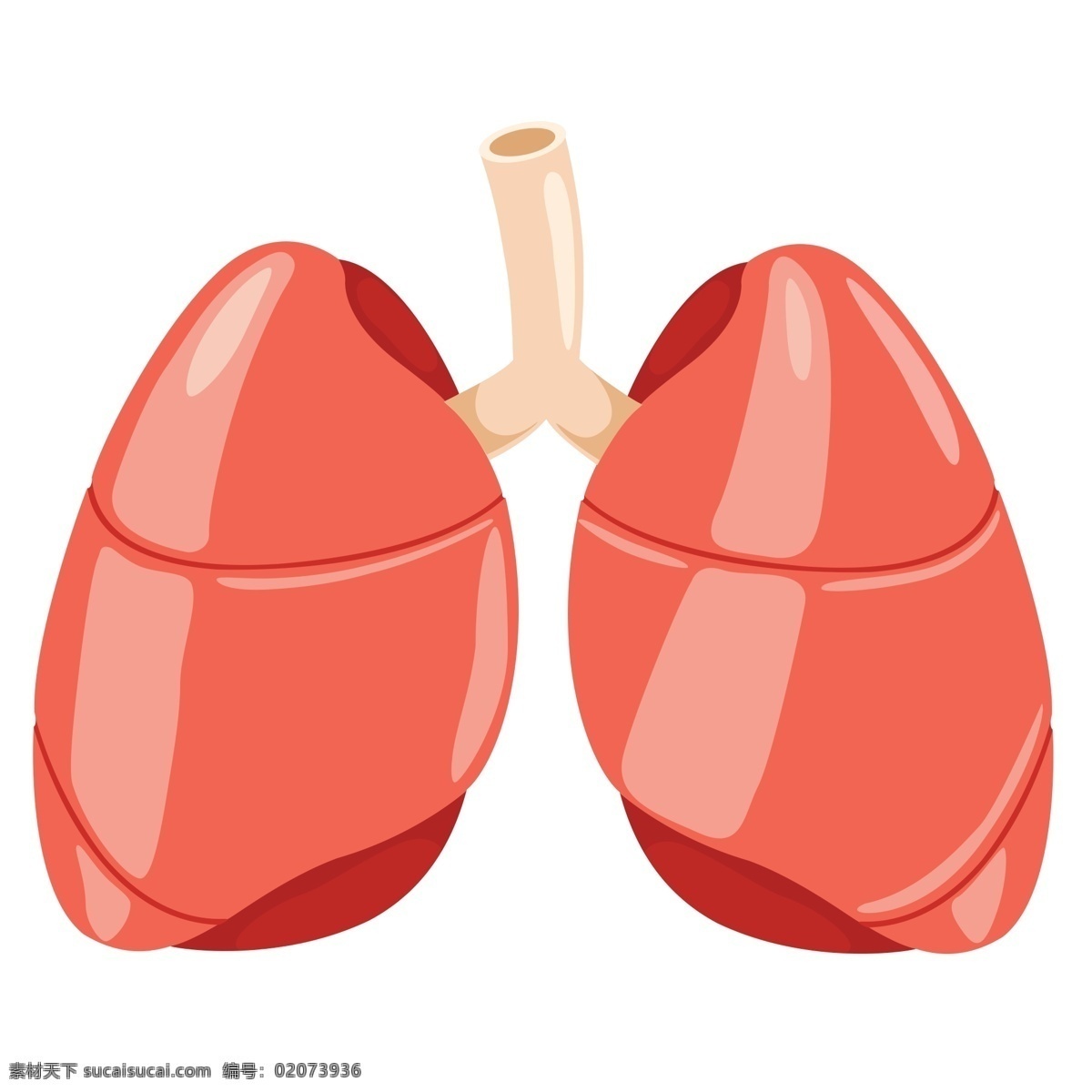 防治 结核病 日 器官 肺 卡通 拟人 元素 卡通风格 红色 图标