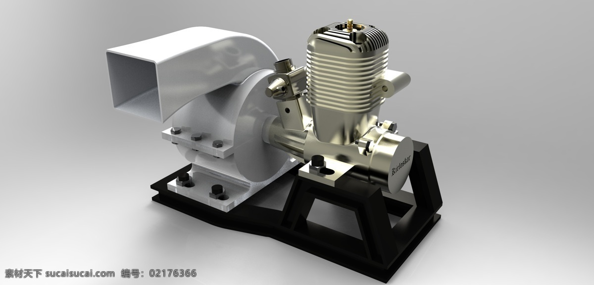 发动机 缸体 组件 机械设计 能源和电力 3d模型素材 其他3d模型