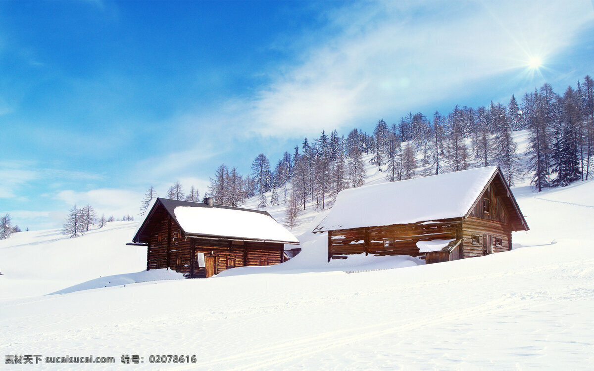 雪乡 雪白 大雪 北方 宁静 湛蓝天空 共享图片 旅游摄影 国内旅游