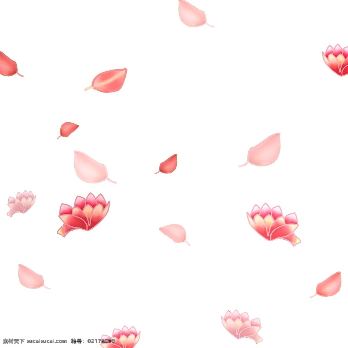 情人节 婚礼 花瓣 手绘 插画 情人节花瓣 婚礼花瓣 浪漫花瓣 手绘花瓣 卡通花瓣 漂浮的花瓣 飘落的花瓣
