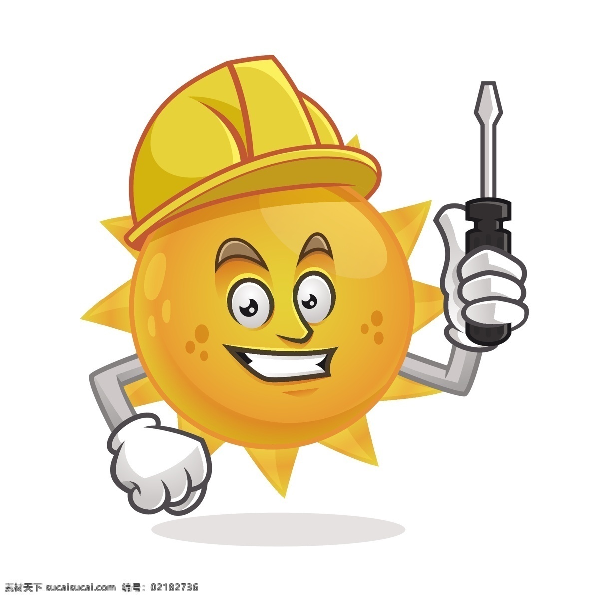 建筑工程 太阳 矢量 建筑 工程师 建筑工具 工具 卡通 卡通太阳 可爱 可爱的太阳 阳光 手势