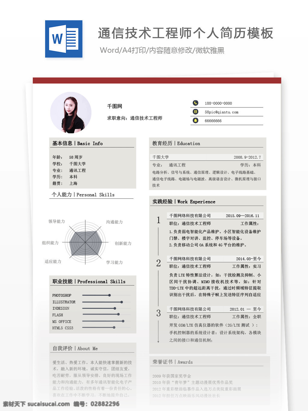 通信技术 工程师 钮 培伦 电子 简历 个人简历 互联网 红色 唯美 简历模板 个人简历模板 13年 移动开发