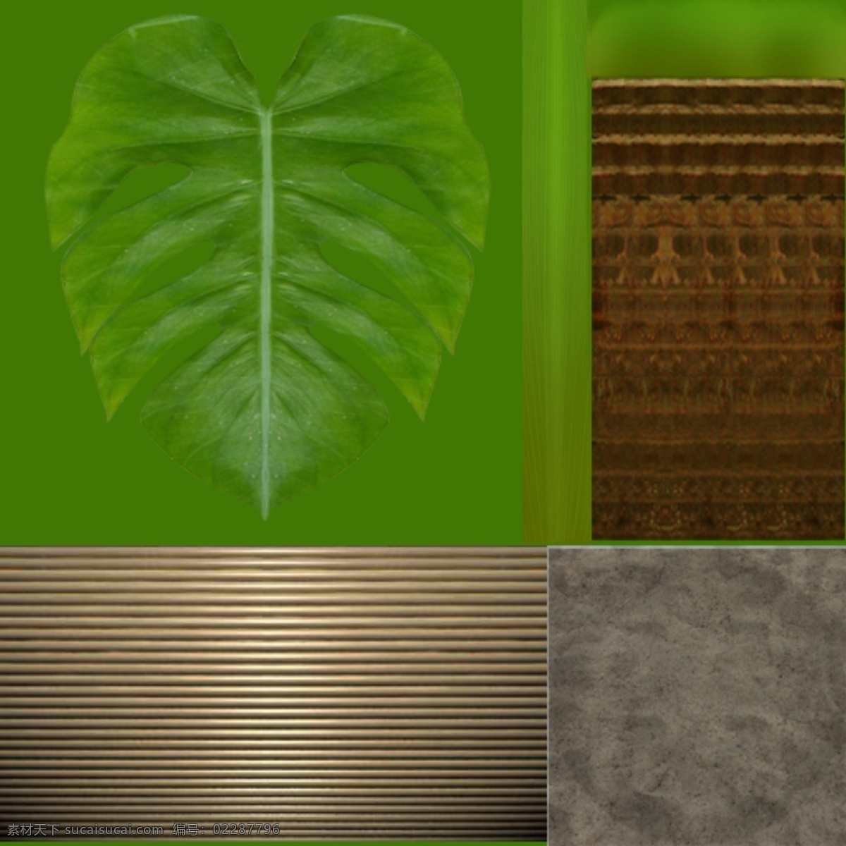 龟背 竹 3d设计模型 max 盆栽 室内 源文件 展示模型 植物 模板下载 龟背竹 低模型物件 3d模型素材 其他3d模型