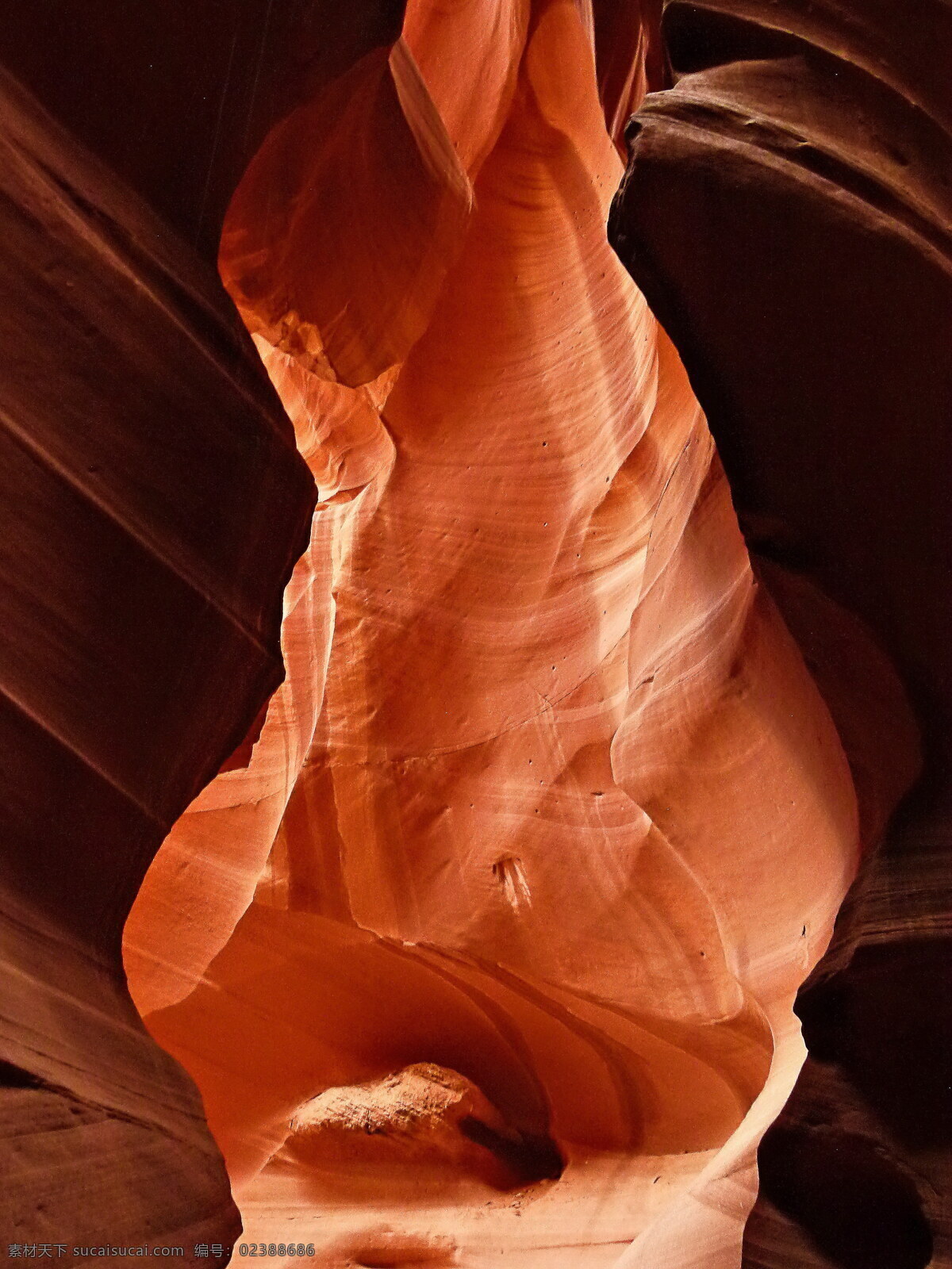 美国 亚利 桑 羚羊 峡谷 亚利桑那州 羚羊峡谷 美国峡谷 岩石 石头