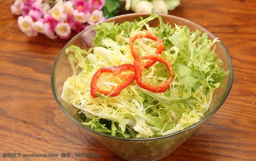 凉调苦菊 苦菊 拌苦菊 特色小吃 传统美食 摄影图 餐饮美食 食物原料