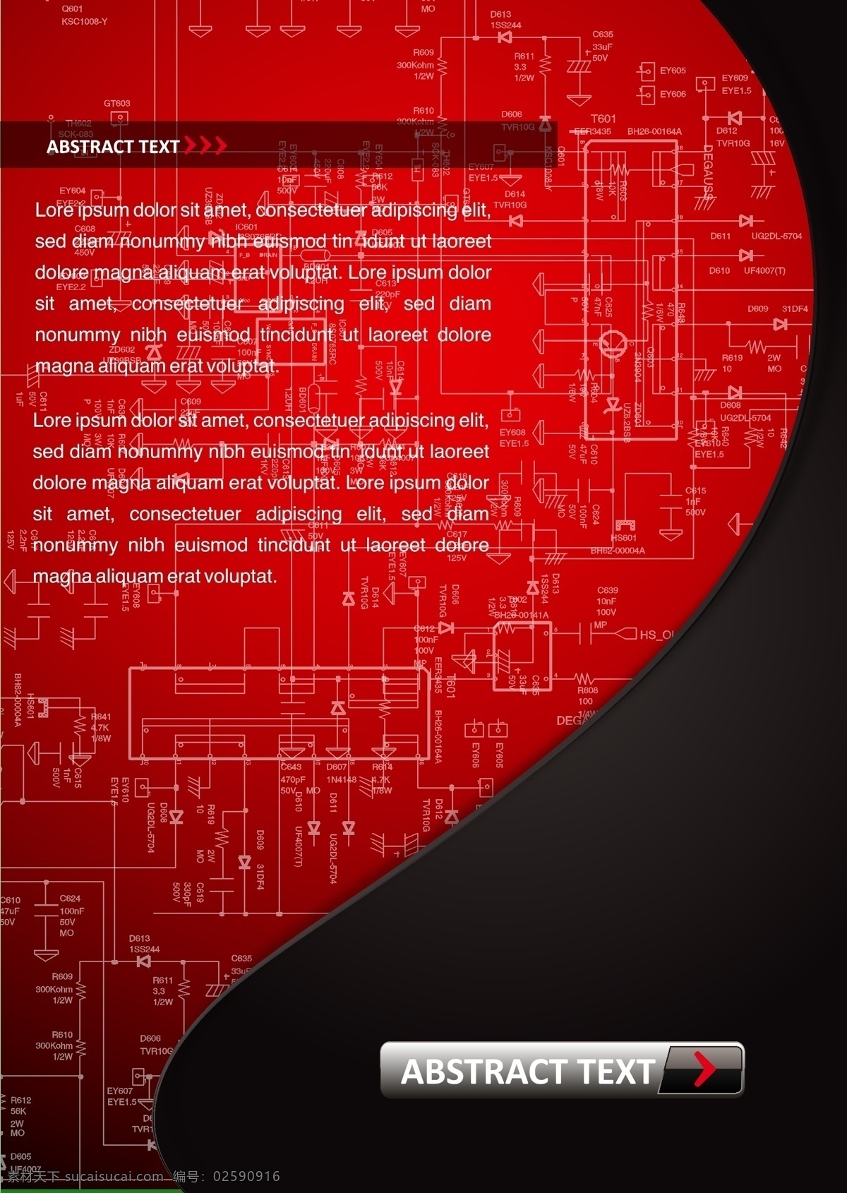 黑 红 背景 模板 矢量 黑色 红色 矢量素材 文本框 矢量图 其他矢量图