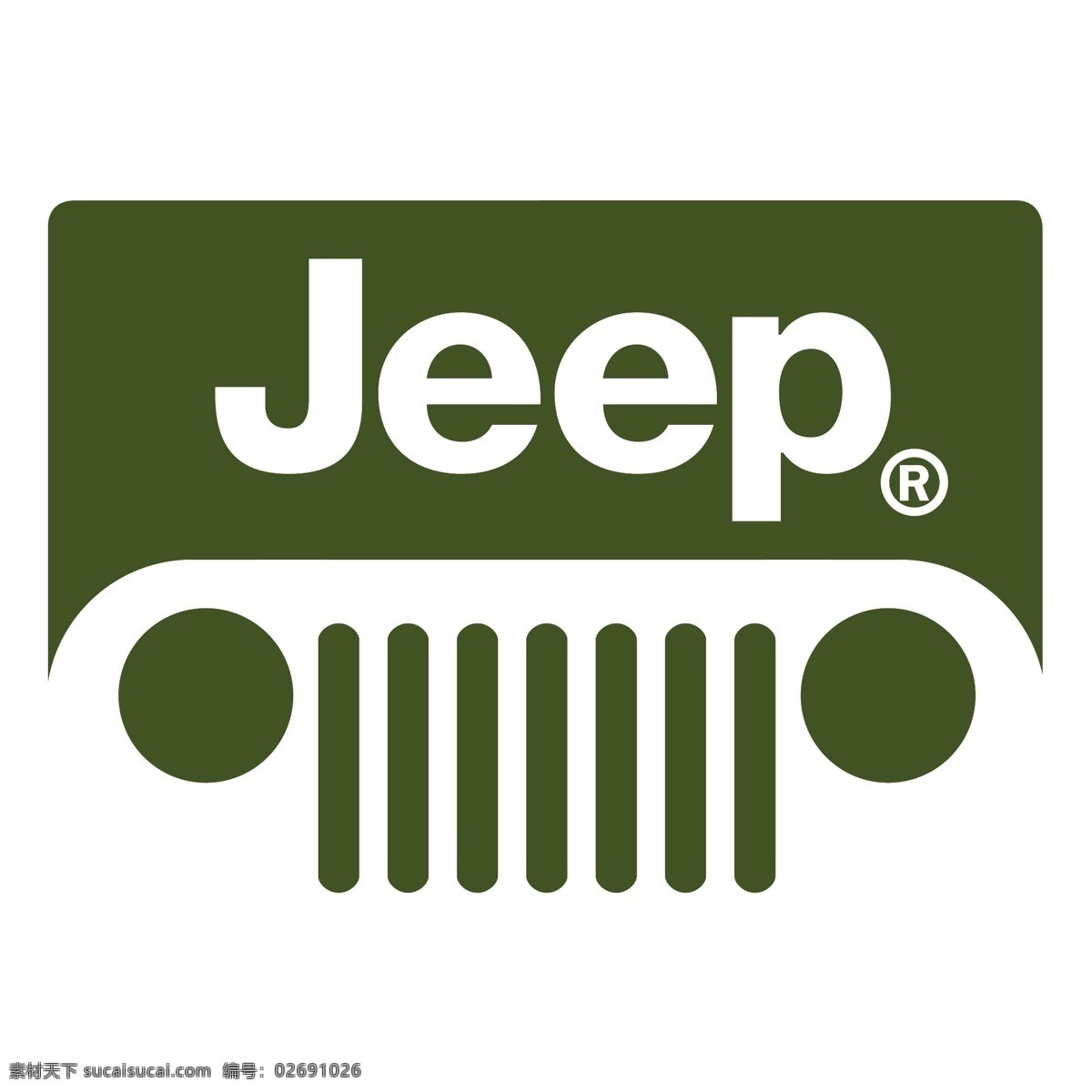 吉普车 吉普 jeep 标识 标识为免费 psd源文件 logo设计