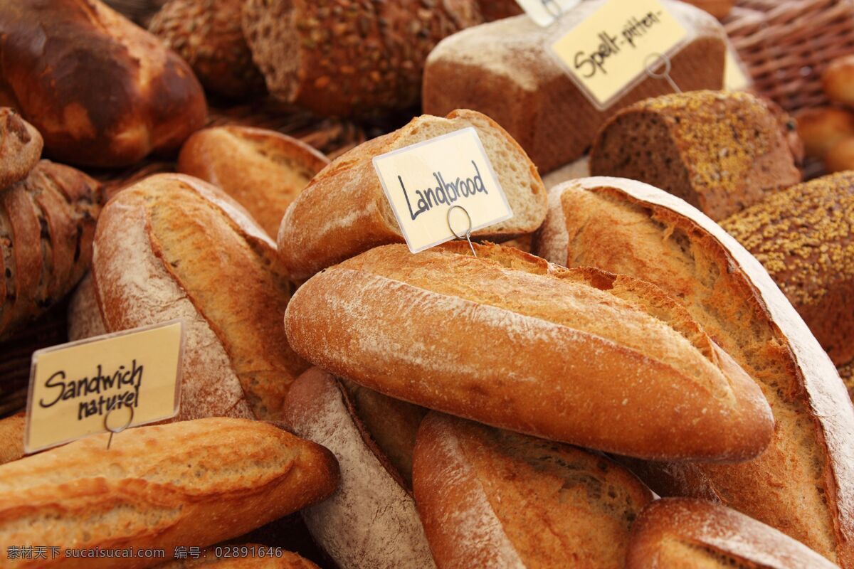 烘烤的面包 背景 面包 烘烤的 面包店 棕色 地壳 纤维 面粉 食品