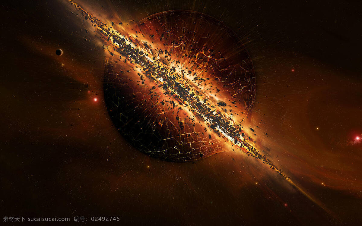 科幻 宇宙 爆炸 背景 大气 玄幻 海报 广告