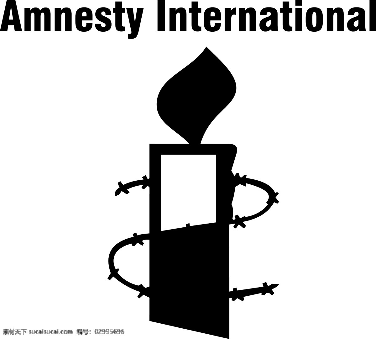 国际 特赦 组织 致力于 保护 人权 世界 免费 组织工作 全球 标志 保障 自由 白色