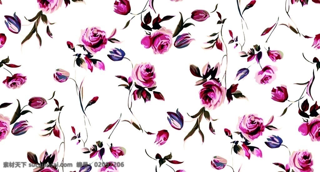 小碎花图片 小碎花 花卉 花朵 数码印花 大牌花