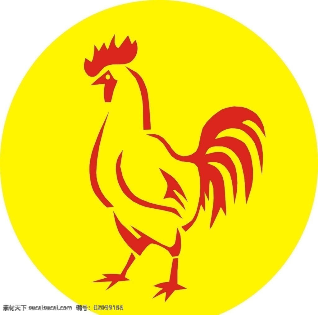 公鸡标图图片 鸡 标图 招牌鸡 广告创意 店面标图 移门图案