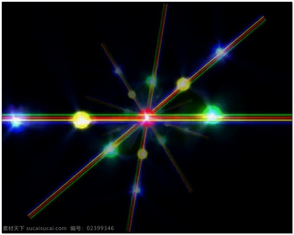 3d 动画 视频 彩色 光束 圆环 光芒 视频素材 动态视频素材