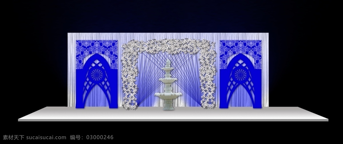 婚礼展示区 婚礼 百 搭 展示区 展示区设计 婚礼设计 宝蓝色 鲜花婚礼 创意婚礼 黑色