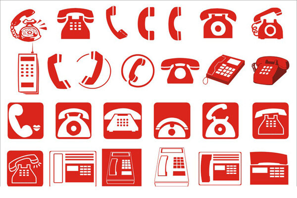 公共 电话 标志 矢量 模板 标志设计 电话标志 公共电话 矢量图 其他矢量图