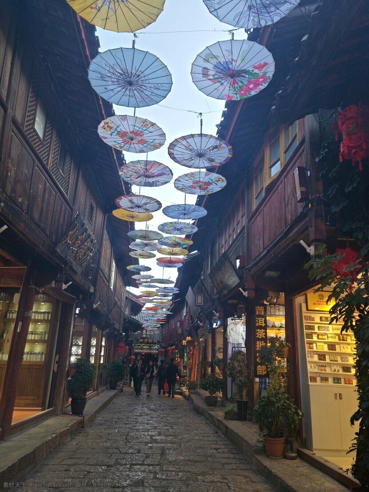 丽江古城 丽江 古城 古风 古建筑 小巷 石板路 自然景观 建筑景观