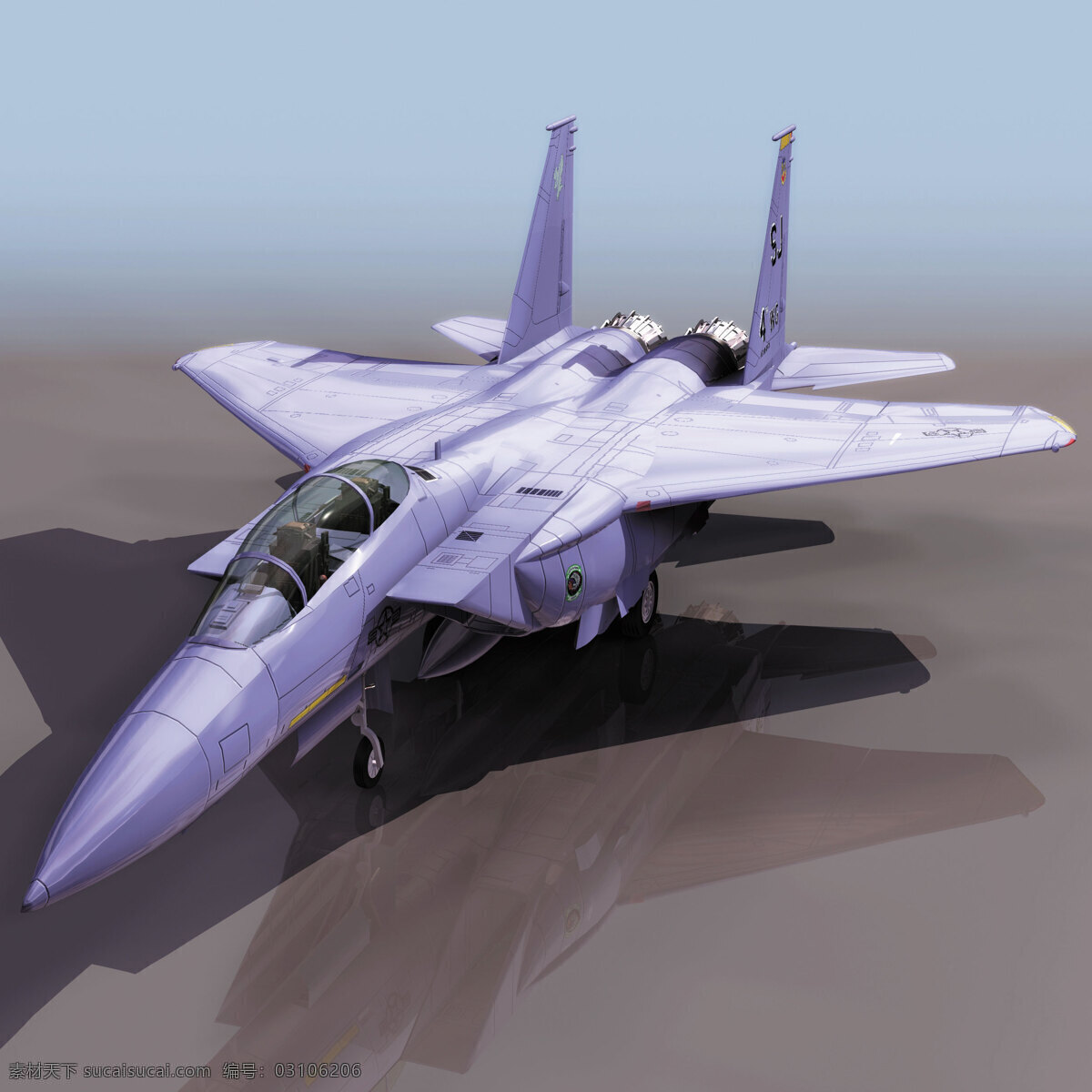 飞机模型 f15e 军事模型 空军武器库 3d模型素材 其他3d模型