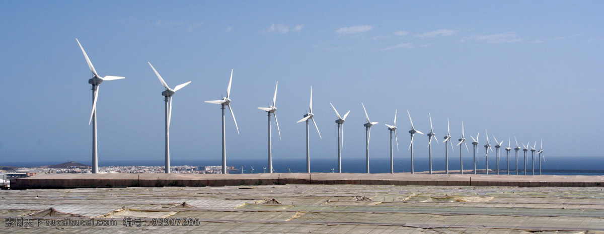 风力发电机 风力发电 风力 发电机 绿色 环保 能源 工业生产 现代科技