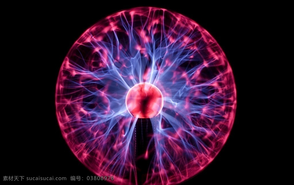 等离子球 离子 魔球 闪电 灯饰 工艺品 摄影分享 现代科技