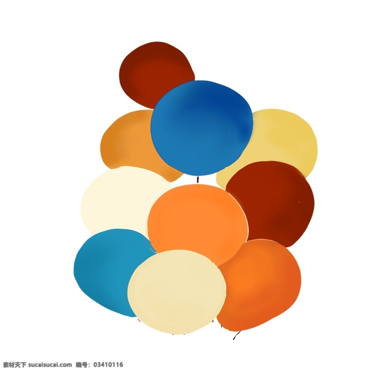 卡通 彩色 气球 免 抠 图 球 卡通球 节日布置 氢气球 节日气球 天空中的气球 免抠图