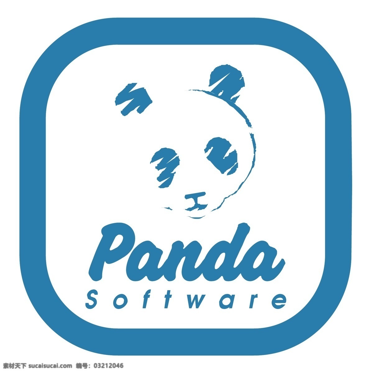 熊猫 杀毒软件 免费 杀毒 软件下载 标志 标识 psd源文件 logo设计