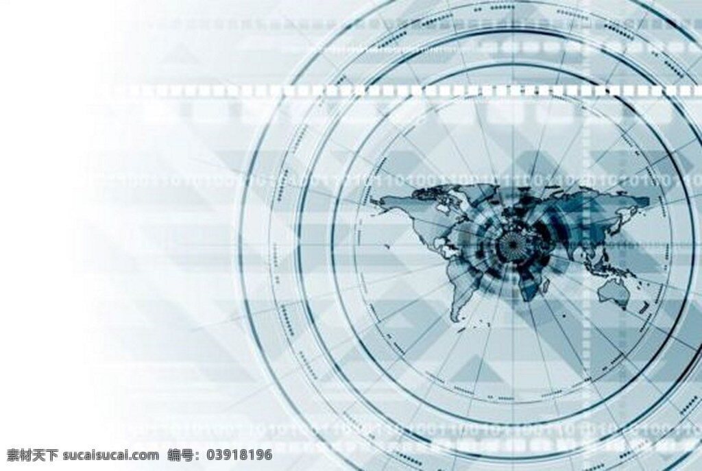 信息科技背景 信息 地图 世界 科技 背景素材