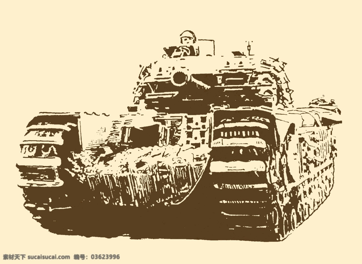 英国 丘吉尔 步兵坦克 装甲车 武器 战争 军事 坦克 战车 装甲 中外 兵器 装饰 图案 分层 源文件
