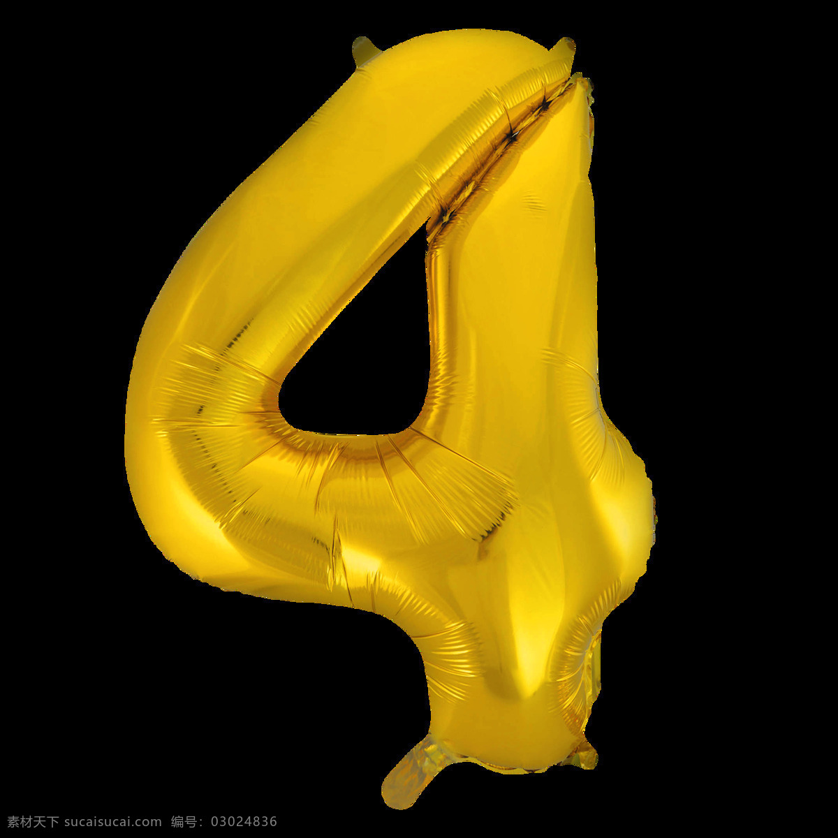 金色气球字4 金色气球字 气球字 气球数字 铝膜气球字母 装饰字 派对气球 气球文字 字母气球 铝箔气球 3d设计 3d作品