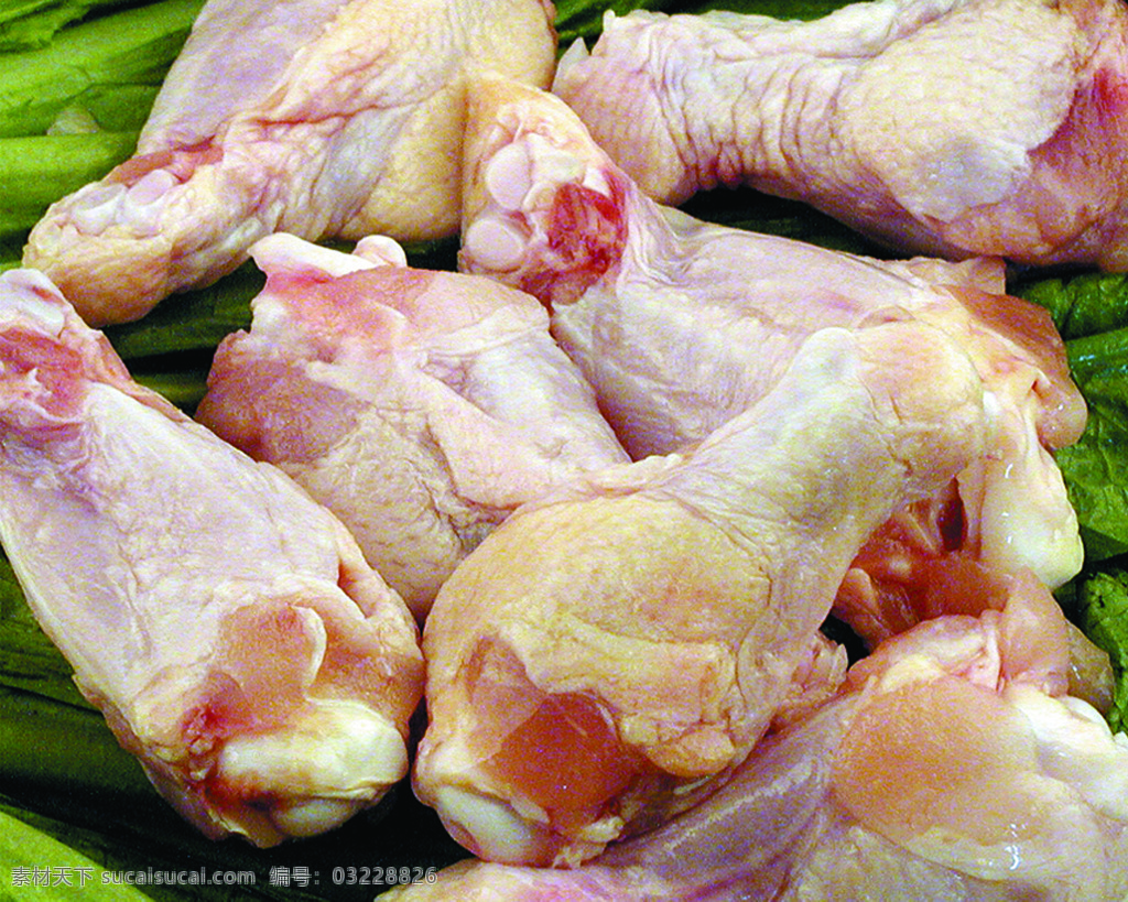 鸡腿 鸡肉 鸡块 生鲜 超市 食品 餐饮美食 食物原料 dm 摄影图库