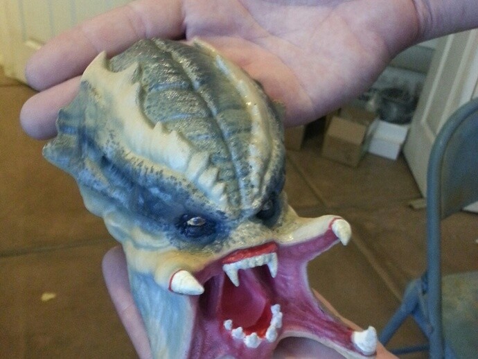 捕 食者 壁 架 电影 怪物 恐怖 3d打印模型 生活用品模型 野兽 斯瓦辛格 捕食