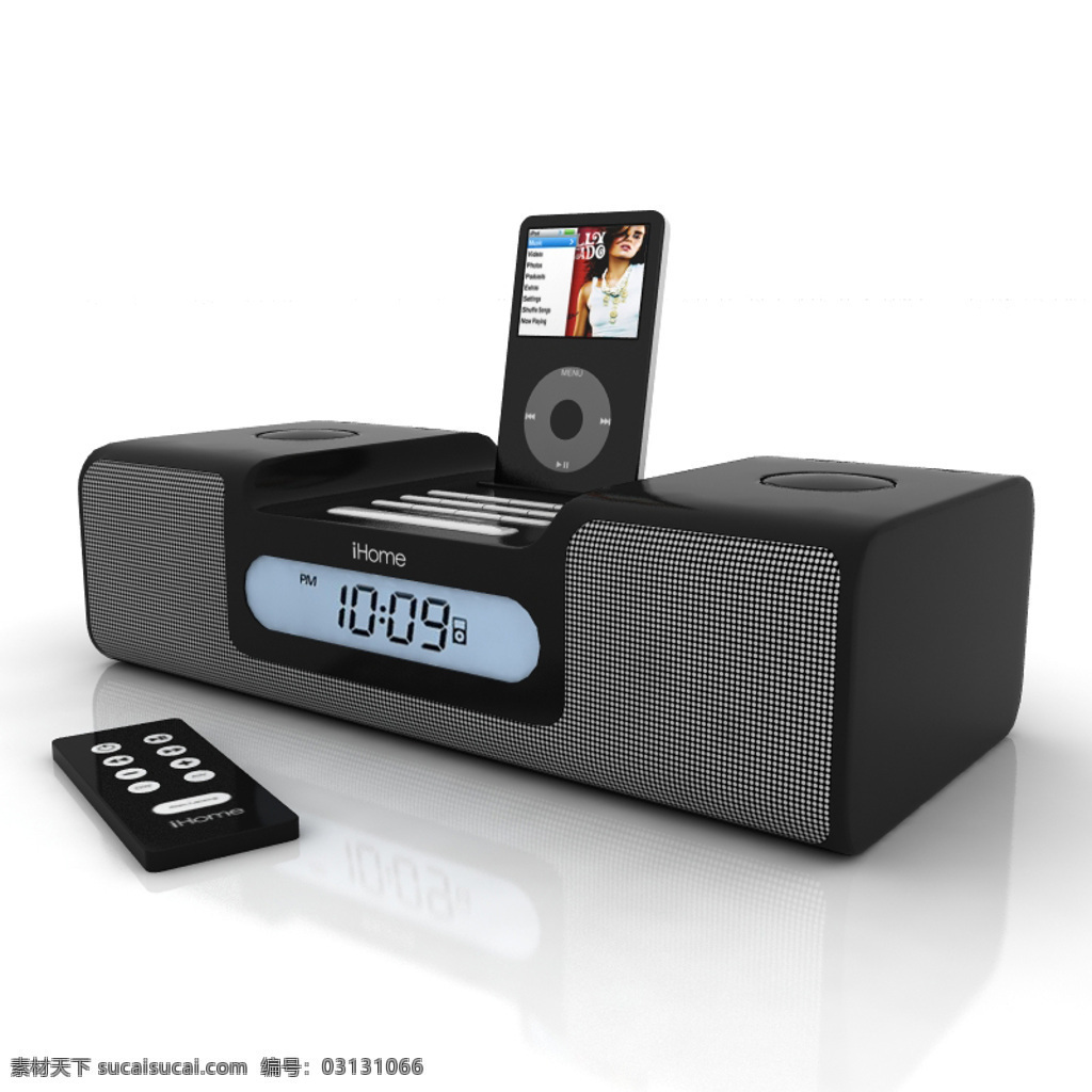 立体声音箱 ipod for ih6 ihome apple 苹果产品 苹果数码 音箱 3d模型素材 电器模型