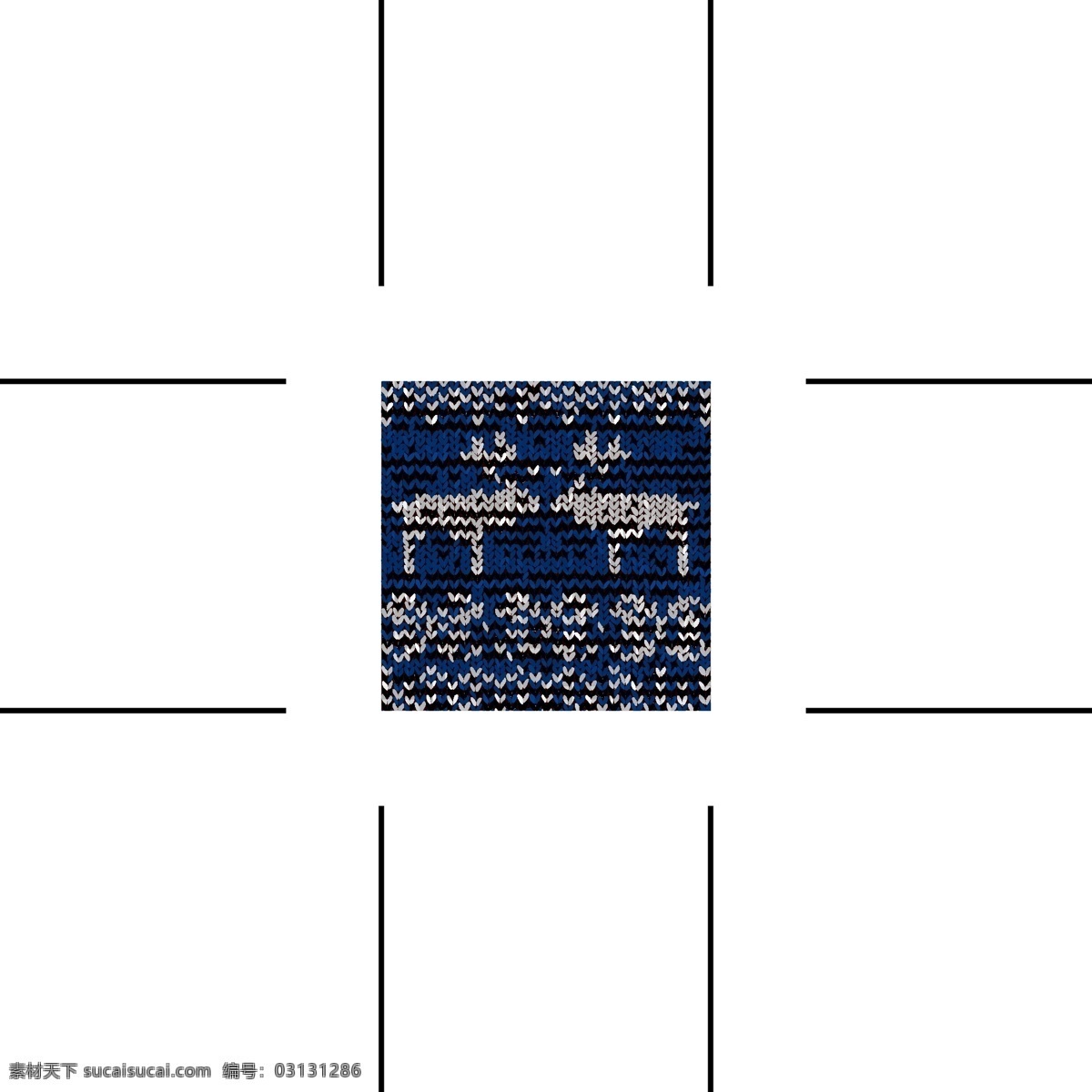 针织 麋鹿 背景 矢量 动物 圣诞节 矢量图 节日素材