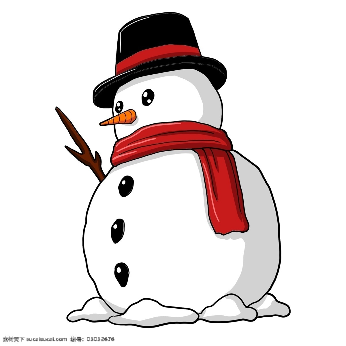 手绘 卡通 冬季 雪人 插画 手绘雪人 卡通雪人 冬季雪人 绅士雪人 创意雪人 冬季大雪 下雪天 玩雪 雪天
