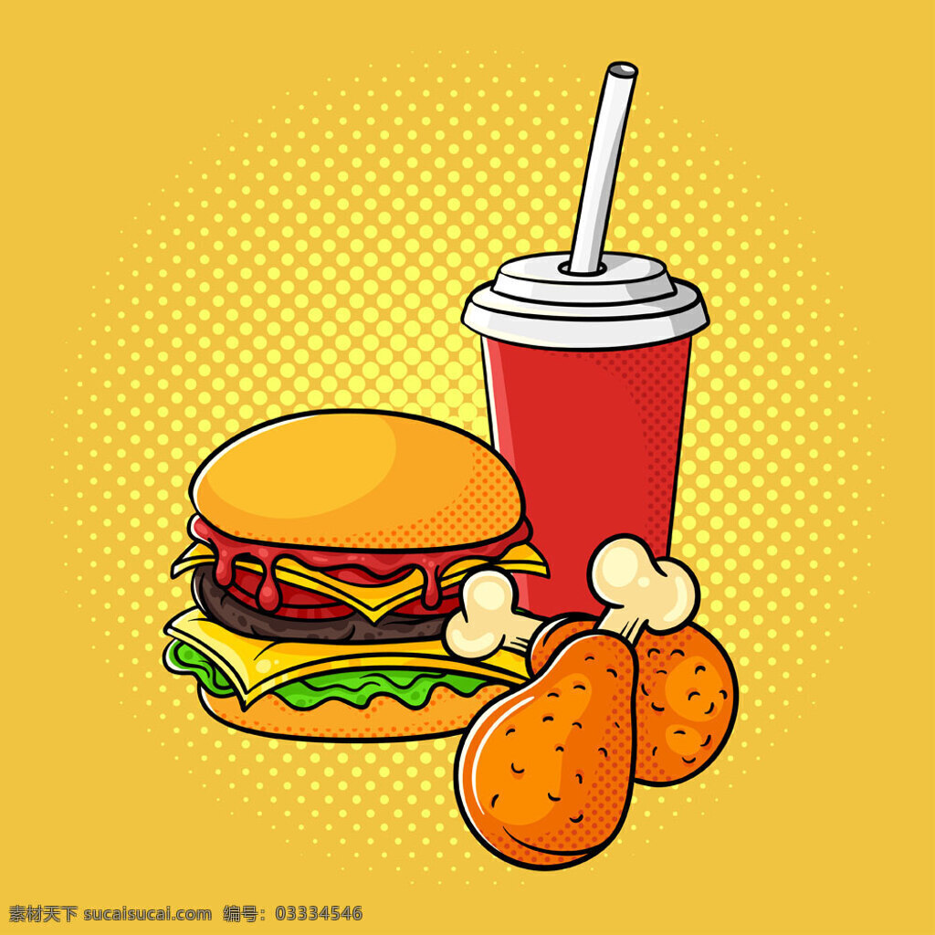 一杯 可乐 汉堡 麦当劳标志 肯得基标志 礼包 礼盒 全虾堡 麦当劳甜筒 原味鸡 百事可乐