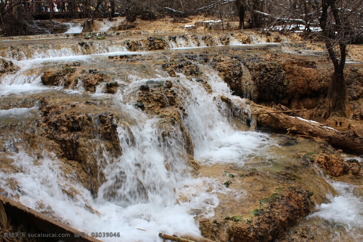 溪水 九寨沟 山脉 小溪 瀑布 山水 自然风景 旅游摄影