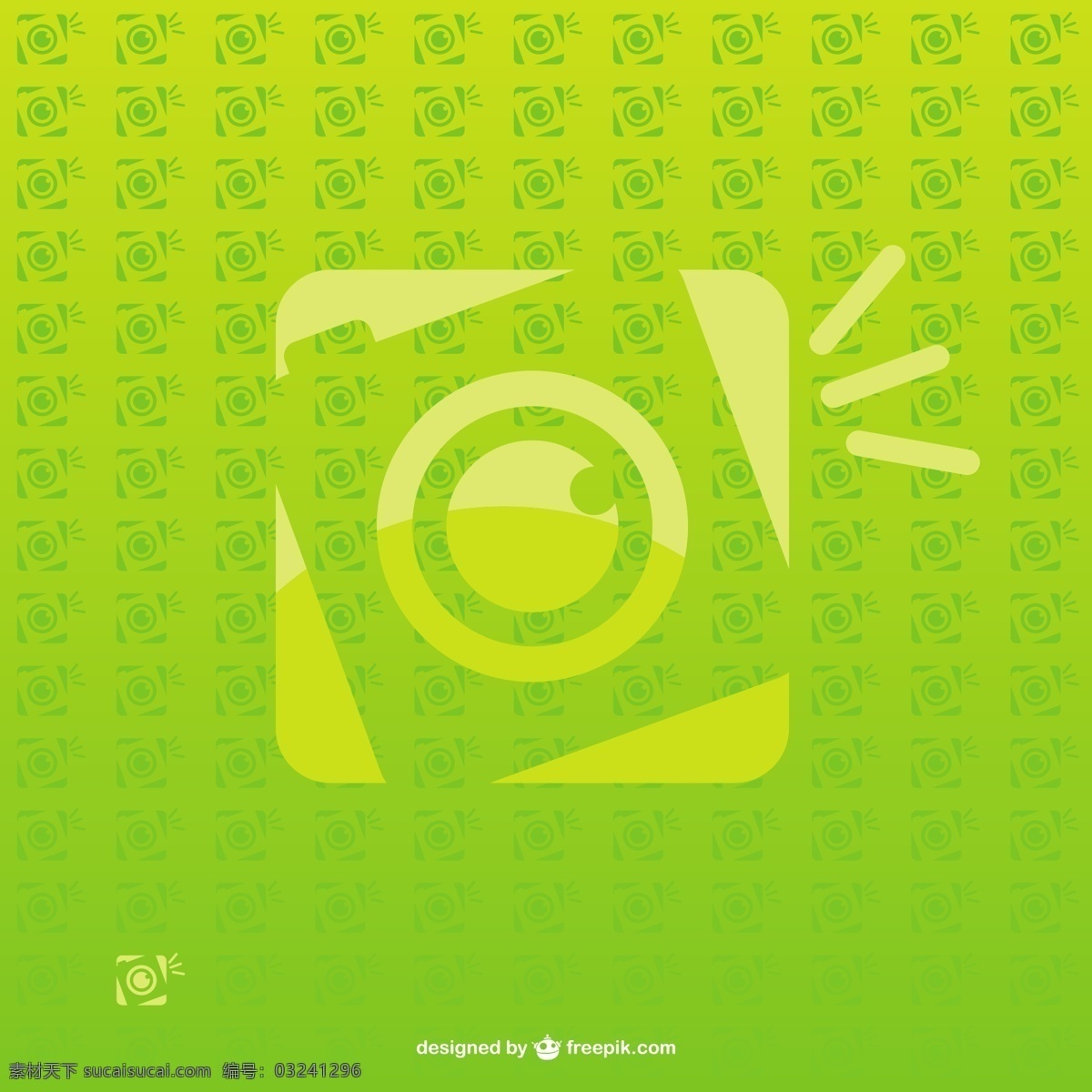 复古摄影图标 背景 标志 年份 图案 图标 相机 复古 复古的背景 技术 instagram 绿色 模板 偏光片 照片 绿色的背景