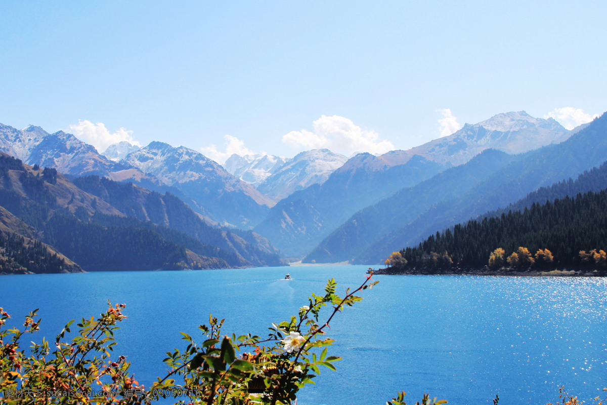 湖泊雪山风景 天空 蓝天白云 旅游 风景 美景 自然景观 自然风景 旅游摄影 湖泊 森林 雪山 山峰 蓝色