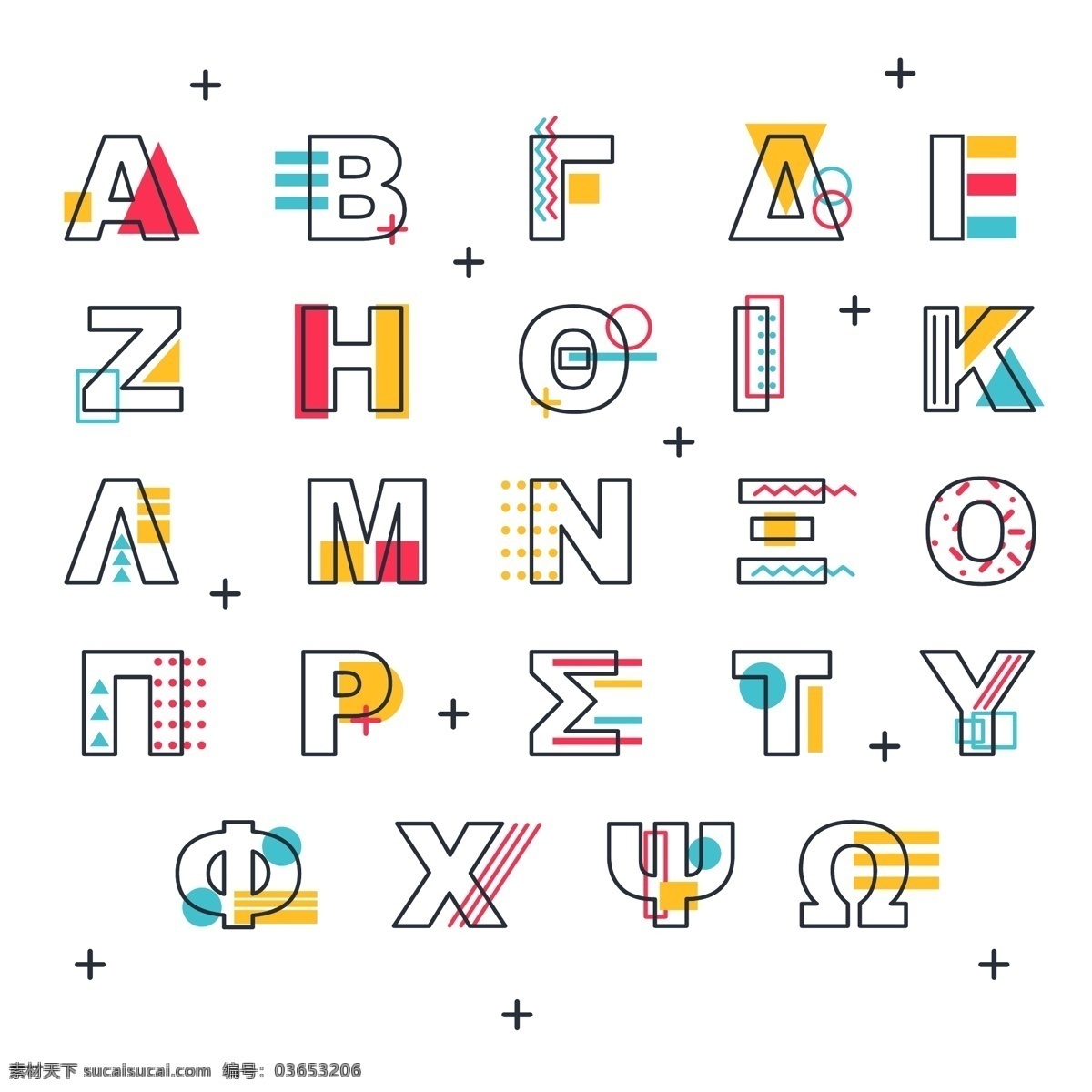英文字母设计 创意字体 字母 字体 矢量 英文字体 符号 图标 标签 logo 卡通设计