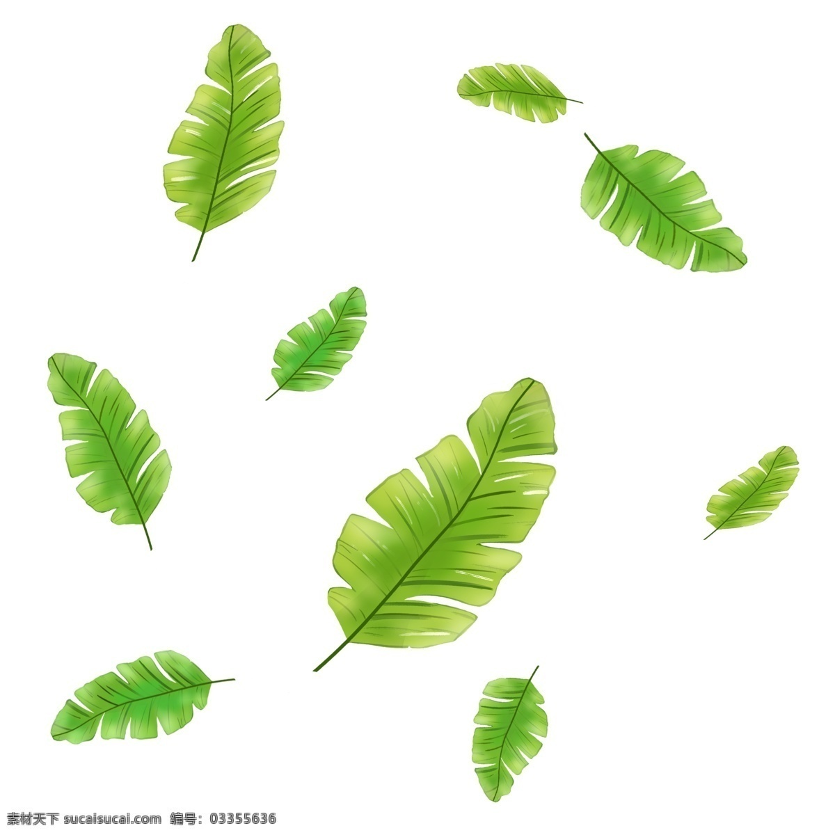 漂浮 树叶 装饰 插画 漂浮的树叶 绿色的树叶 漂亮的树叶 创意树叶 精美树叶 卡通树叶 植物装饰
