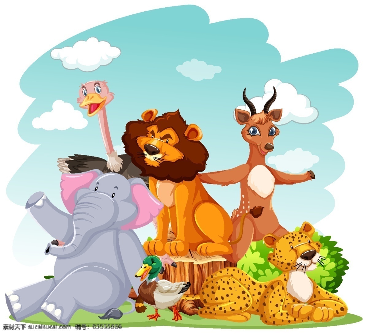 卡通动物图片 卡通动物 动物 动物世界 动物背景 动物底图 动物表演 动物展板 动物宣传画 可爱卡通动物 可爱动物 童话世界 动物王国 卡通动物配图 儿童绘 卡通动物生物 卡通设计