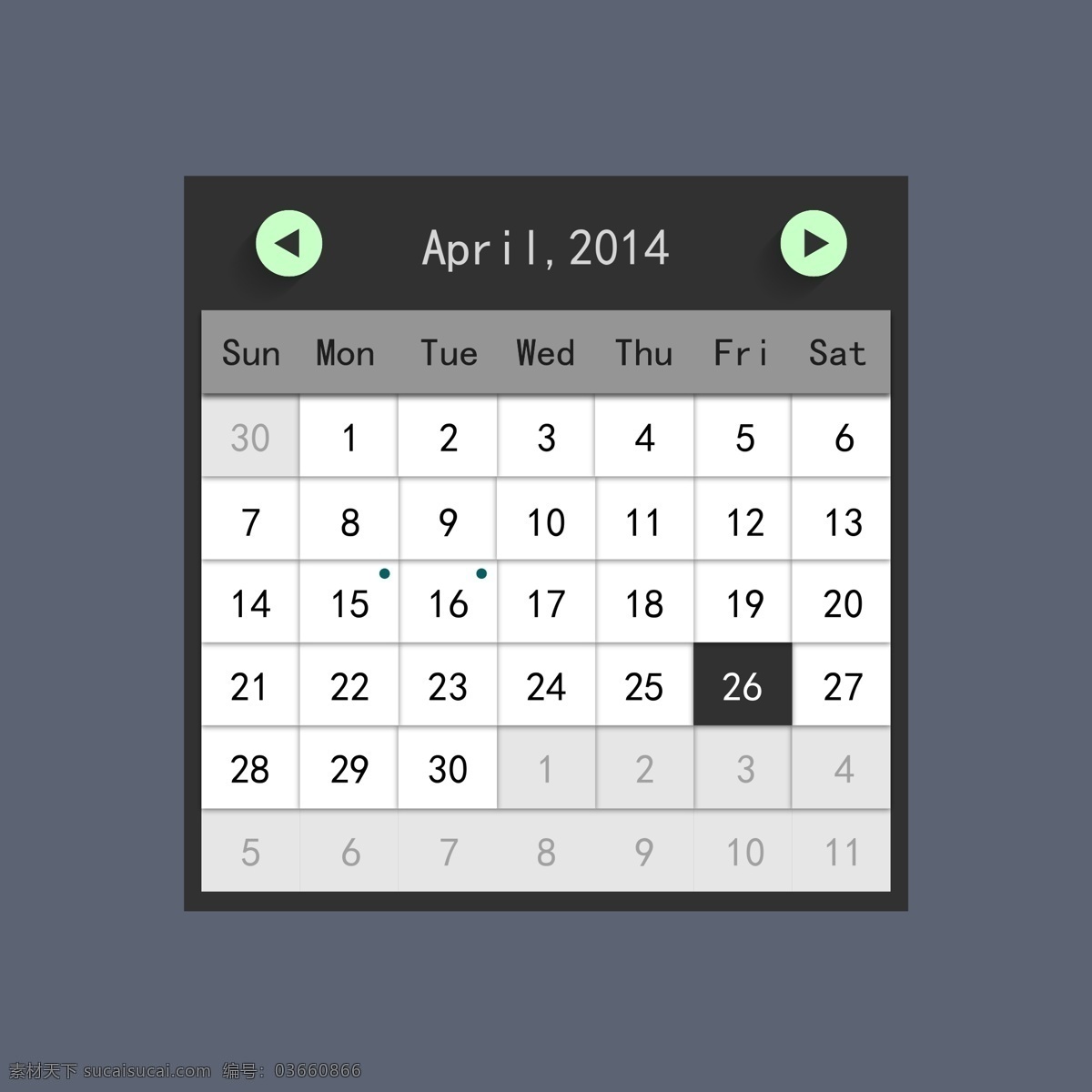 手机 ui 日历 日历设计 日期 时间 手机ui 号 ui设计 app 界面设计